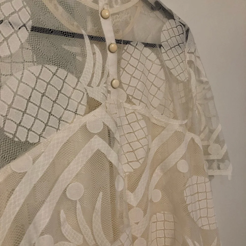 Anthropologie HD in Paris | Pineapple Lace Blouse - Picture 6 of 9